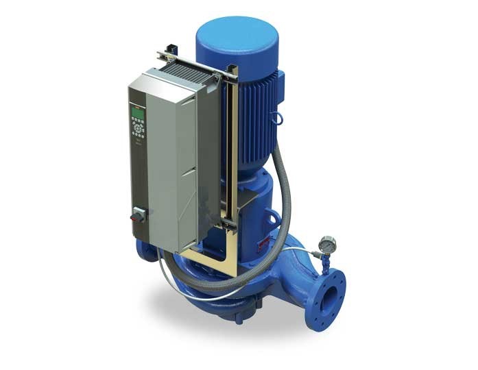 Delta T Equipment | Aurora Pumps | Featured Product | Intellistar Vertical Inline Pump w/ Variable Frequency Drive (382-VFD) 